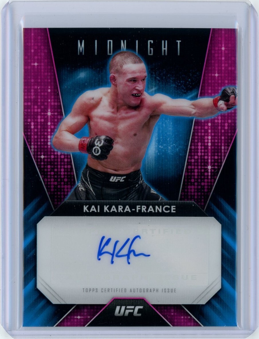 UFC マネル・ケイプ 50シリ直筆サインカード パッチオート Topps 2024 Topps Midnight UFC Hobby Box — SOCCER CARDS UNITED