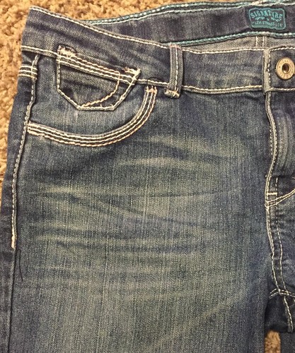 Girls Levi’s Super Skinny Blue Denim Jeans, Size 12.5 Plus