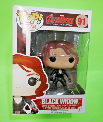 Funko POP! Marvel #91 Avengers Age Of Ultron Black Widow -  Vaulted- NICE!