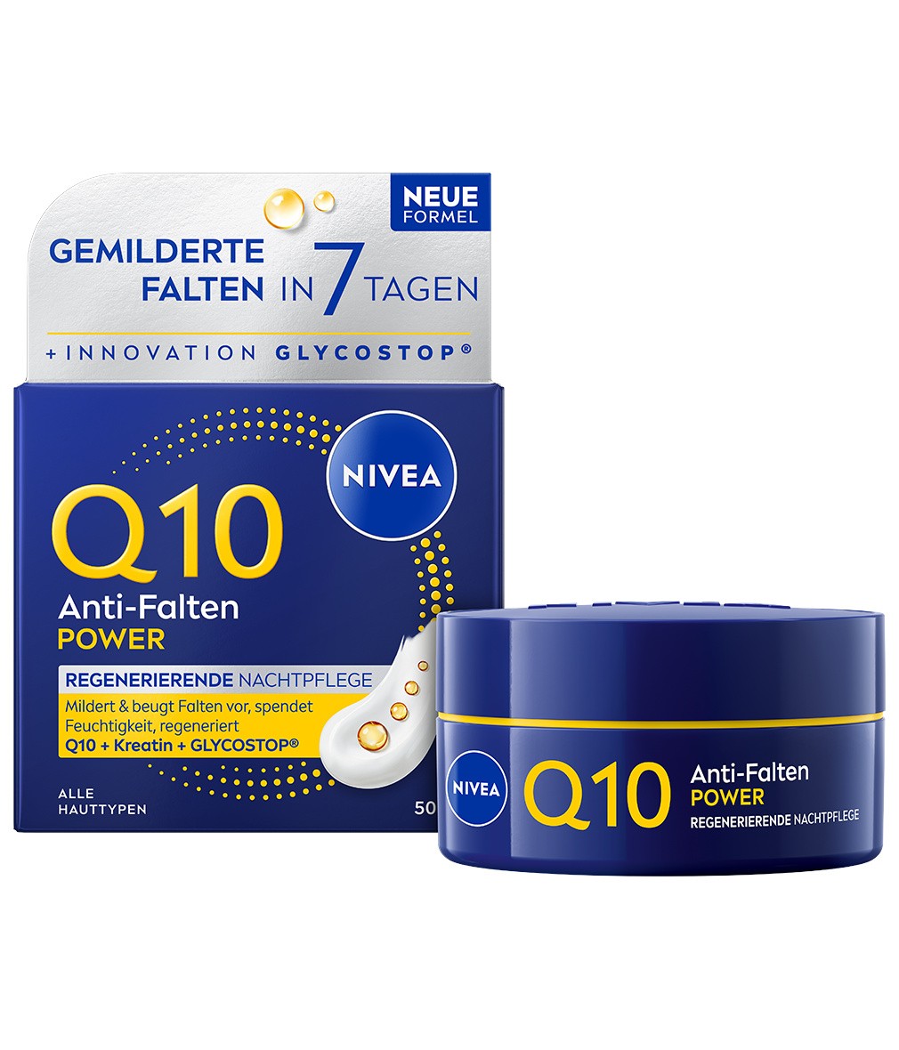 NIVEA Q10 Anti-Falten POWER Nachtpflege 50 ml - Bild 1 von 6