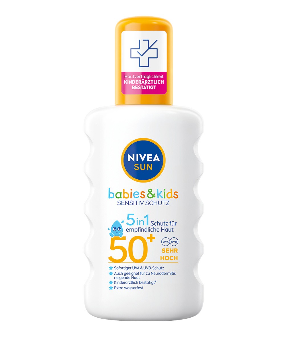 NIVEA SUN Kids Sensitiv Spray LSF 50+ 200ml - Bild 1 von 5