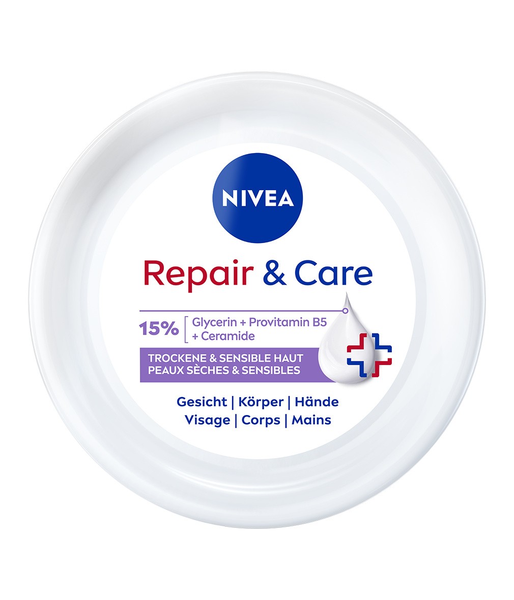 NIVEA Repair & Care Creme-Tiegel Parfümfrei 400ml - Bild 4 von 6