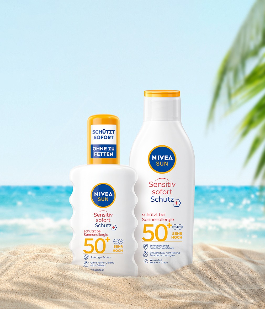 NIVEA SUN Sensitiv sofort Schutz 50+ sehr hoch Sonnenallergie Schutz - Bild 5 von 5