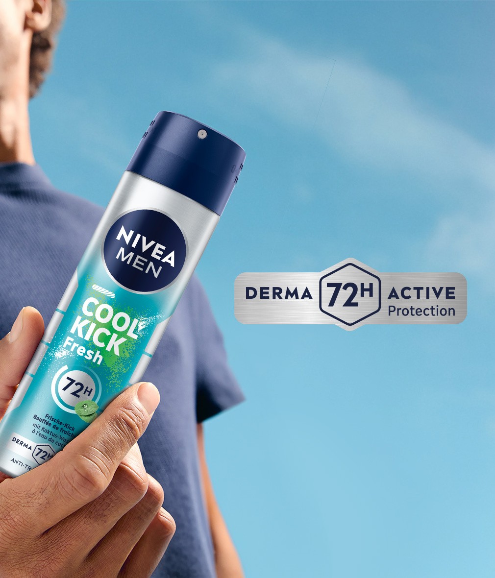 NIVEA Deodorant Men Cool Kick Fresh Deo Spray 6 x 150ml - Bild 4 von 7