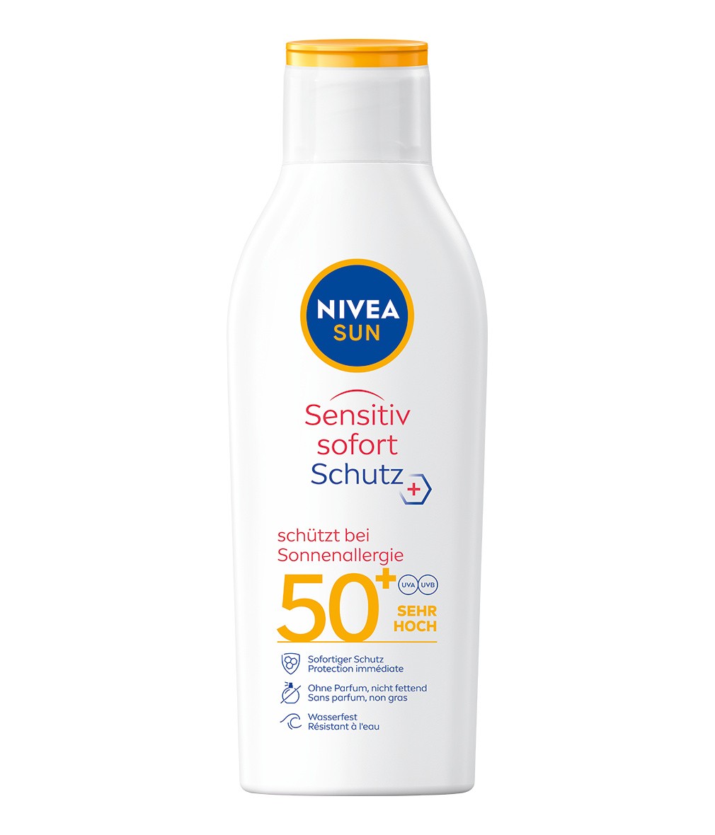 NIVEA SUN Sensitiv sofort Schutz 50+ sehr hoch Sonnenallergie Schutz - Bild 1 von 5