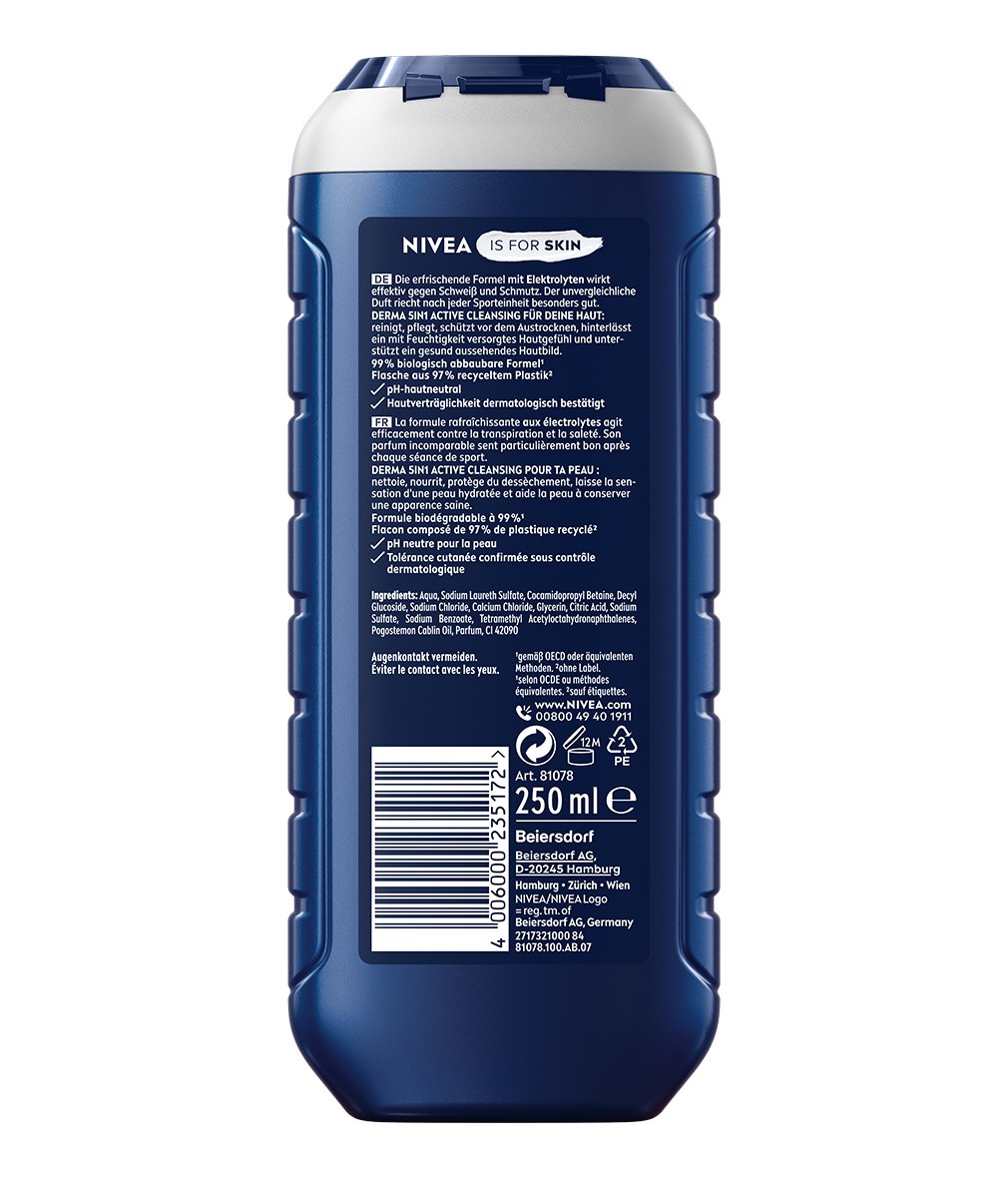 NIVEA MEN Pflegedusche Fresh Sport 6 x 250ml - Bild 3 von 9