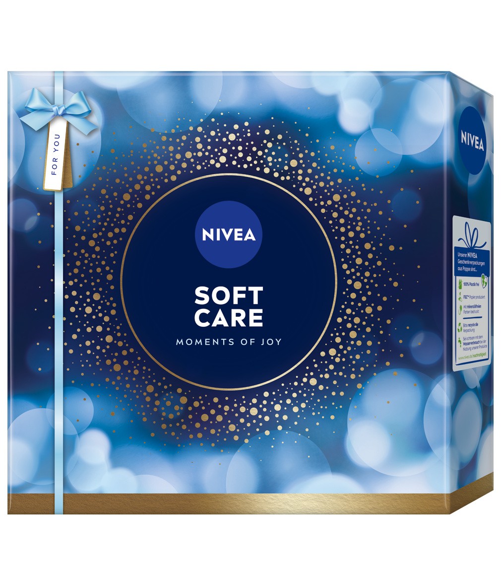 NIVEA Soft Moments Geschenkset 4-teilig Duschgel Lotion Creme Gesicht - Bild 9 von 11
