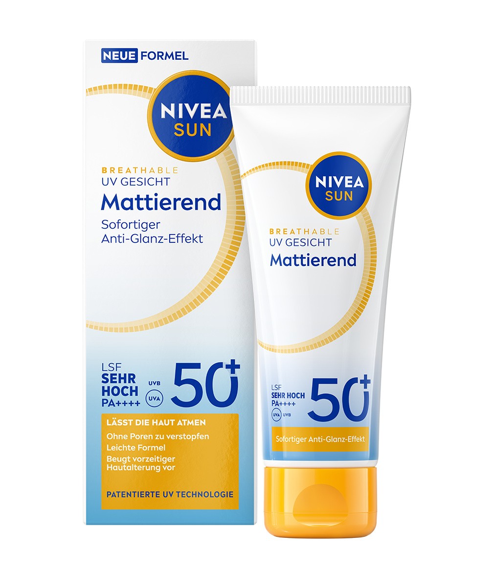 NIVEA Sun UV Gesicht Mattierend LSF 50+ 40ml - Bild 1 von 11