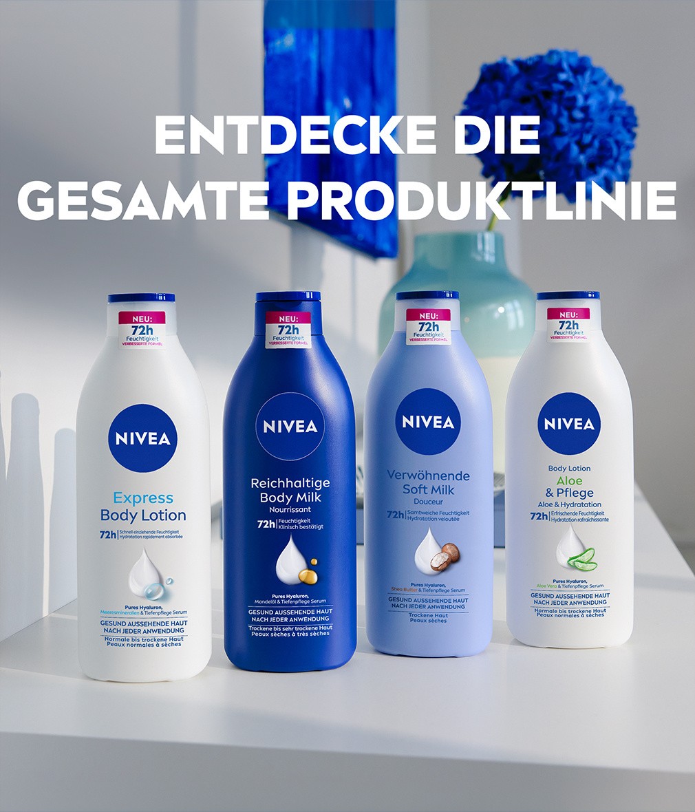 NIVEA Body Reichhaltige Milk 2 x 400ml 72h intensive Feuchtigkeit - Bild 10 von 11