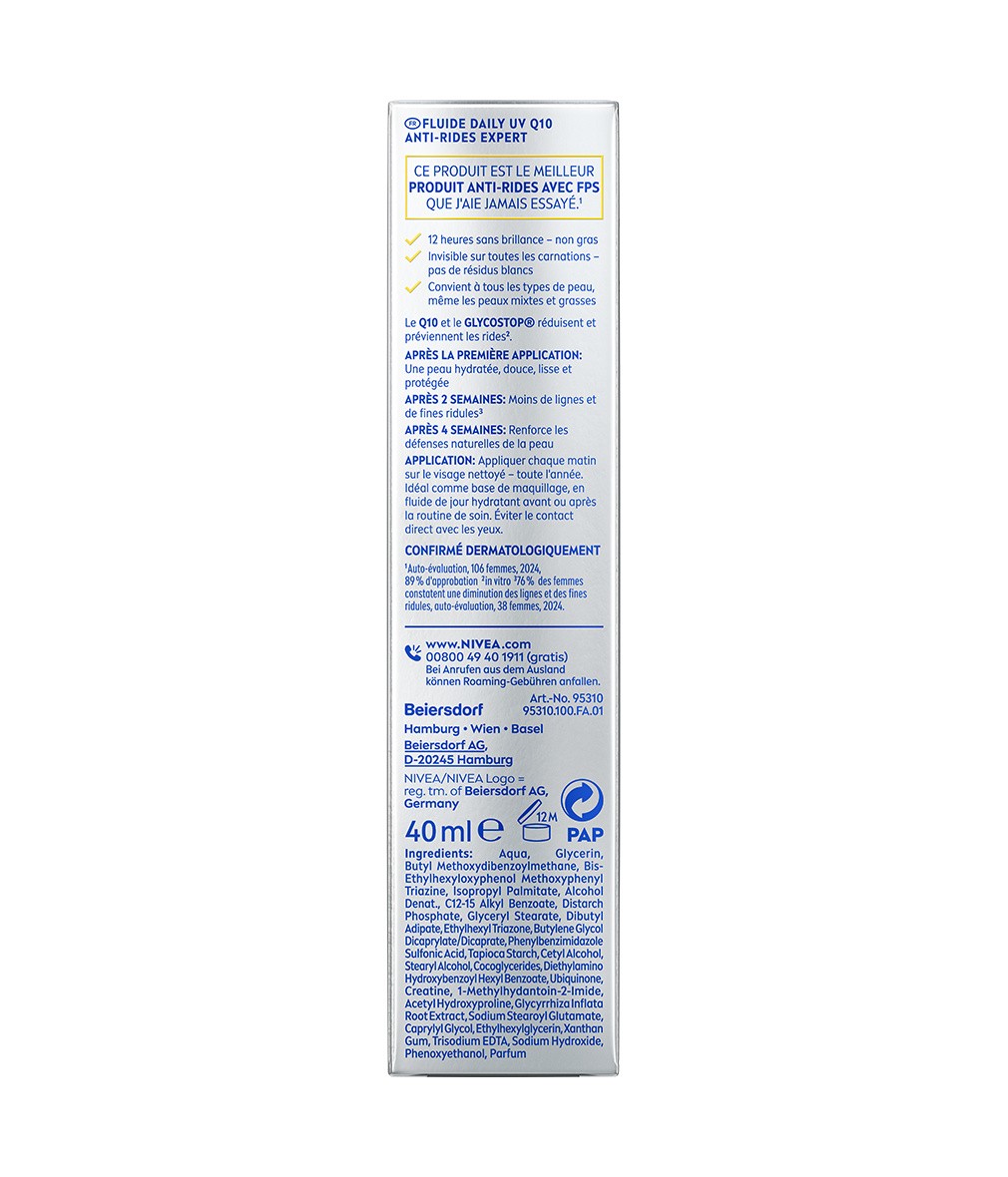 NIVEA Q10 Daily UV-Fluid 40ml LSF 50 Anti-Falten - Bild 13 von 13