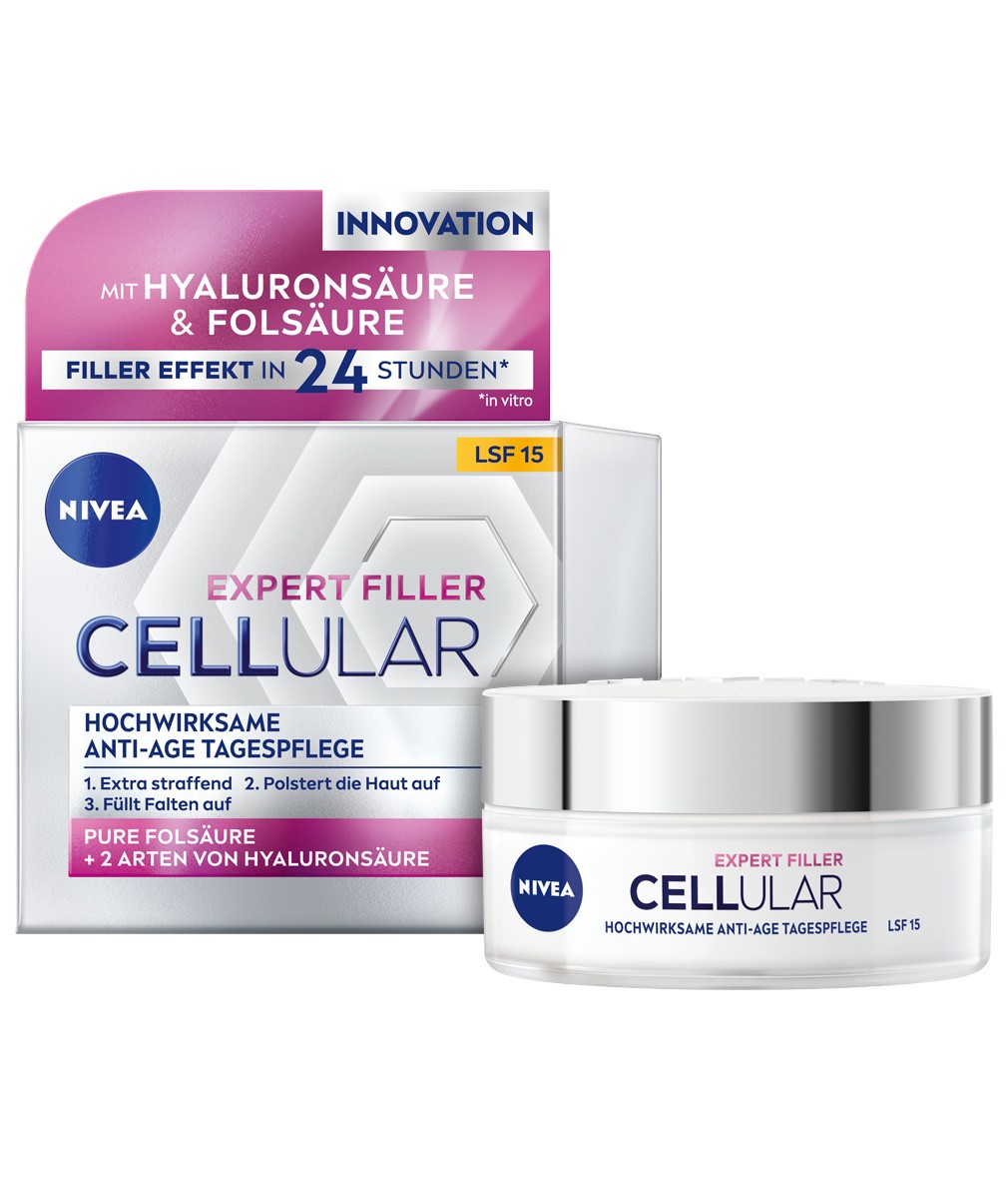 NIVEA CELLULAR Expert Filler & Epigenetics Tagespflege Nachtcreme und Serum - Bild 6 von 9
