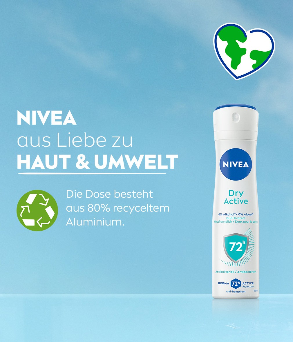 NIVEA Deodorant Dry Active Deospray 6 x 150ml - Bild 5 von 7