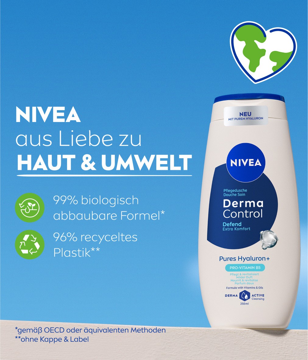 NIVEA Pflegedusche Derma Control Defend 6 x 250ml - Bild 6 von 11