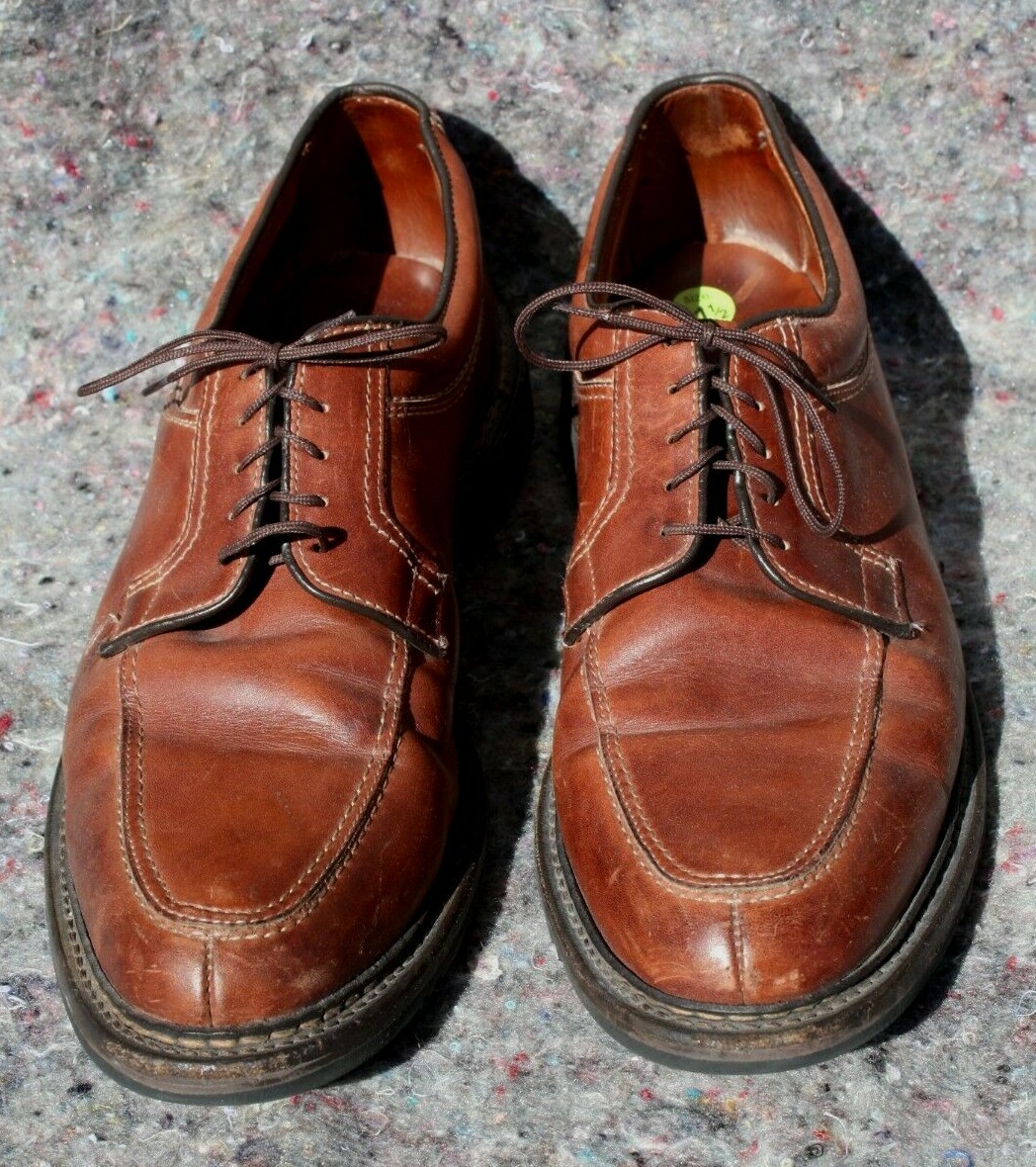 Allen Edmonds Wilbert Comfort Brown Leather Split Toe Dress