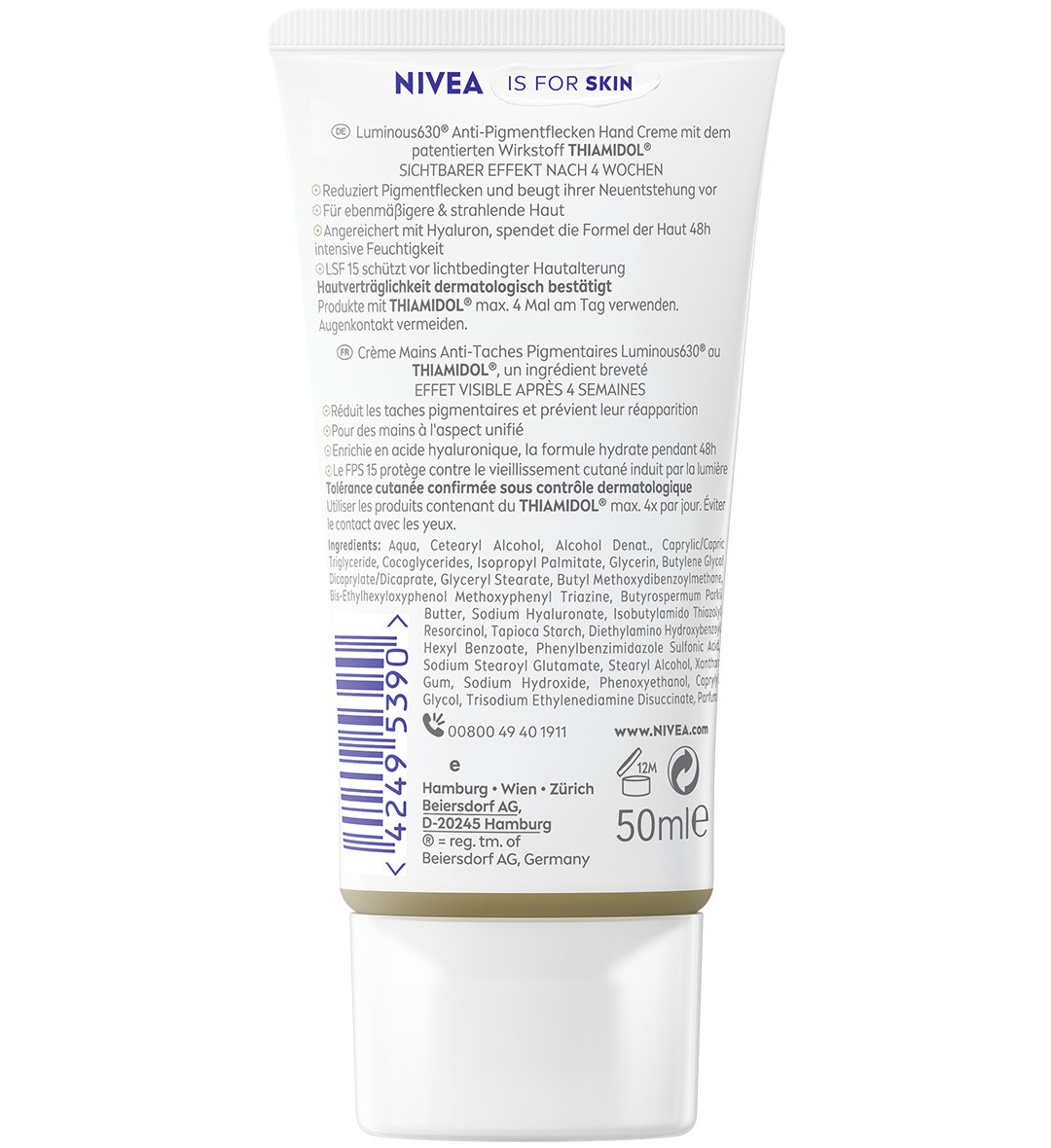 NIVEA LUMINOUS630® Anti-Pigmentflecken 2 x Hand Creme - Bild 3 von 5