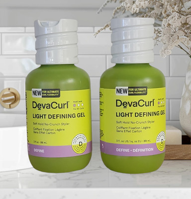 2 New Devacurl Ultra and Light Defining Gel - 100% Authentic 3oz Each