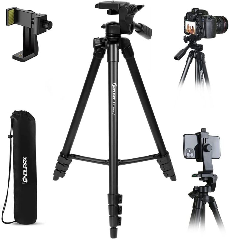 Professional 60" Tripods Stand Holder for DSLR Camera Phone with Universal Mount