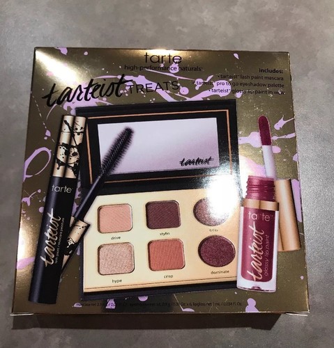 Tarte Deluxe Tarteist Treats Color Collection Eyeshadow Pallet Mascara Lip Paint