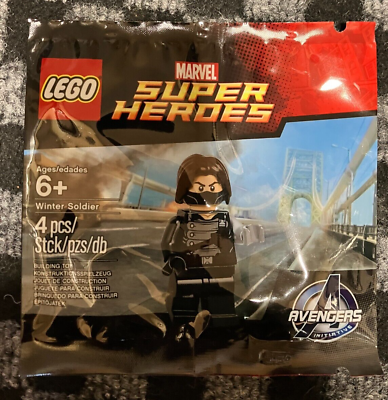 LEGO 5002943 Marvel Avengers Winter Soldier Minifigure Factory Sealed Polybag
