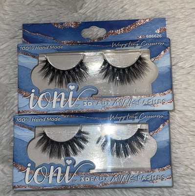 Ioni 3D Faux Mink Lashes Wispy style Venatino 100% Handmade (2)
