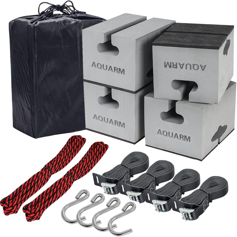 Deluxe Canoe Foam Blocks for Roof Universal Canoe Carrier Kit Soft Canoe Pads Ca