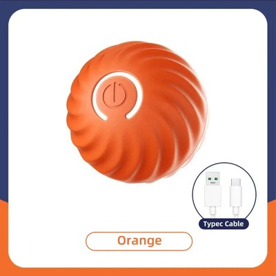 1 Smart Interactive Dog Toy Ball - Rechargeable Rolling Fun for Small Breeds