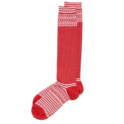 Vintage Wigwam Mills Beanie & Socks Set Knee High‎ Wool Blend NWOT Fair Isle Wigwam | Accessories | Wigwam Fair Isle Wool Tasseled Beanie  main image 3