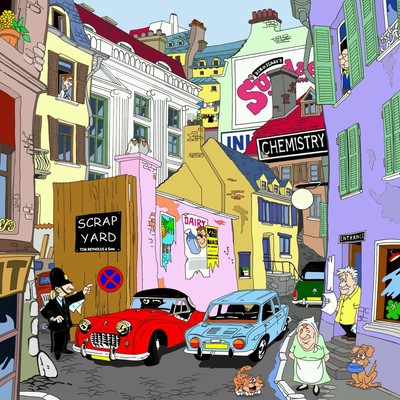 rob eric 3d wie rizzi a/p cartoon comic street town city