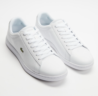 Lacoste white shoes hotsell