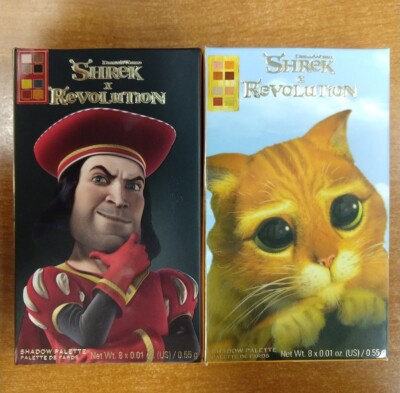 Shrek x I Heart Revolution Shadow Palette PUSS IN BOOTS/FARQUAAD -  *YOU CHOOSE*