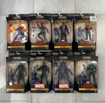 Marvel Legends Captain Marvel Kree Sentry BAF Wave Complete Set