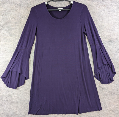 Cato Est 1946 Dress Women Small Purple Knit Pullover Short Long