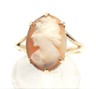 Vintage Shell Cameo Dress Ring 9ct Yellow Gold Fine Jewellery Size M-1.JPG