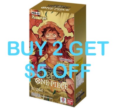ONE PIECE Card PRB01 Box Premium Booster The Best  Sealed Japanese Brand New