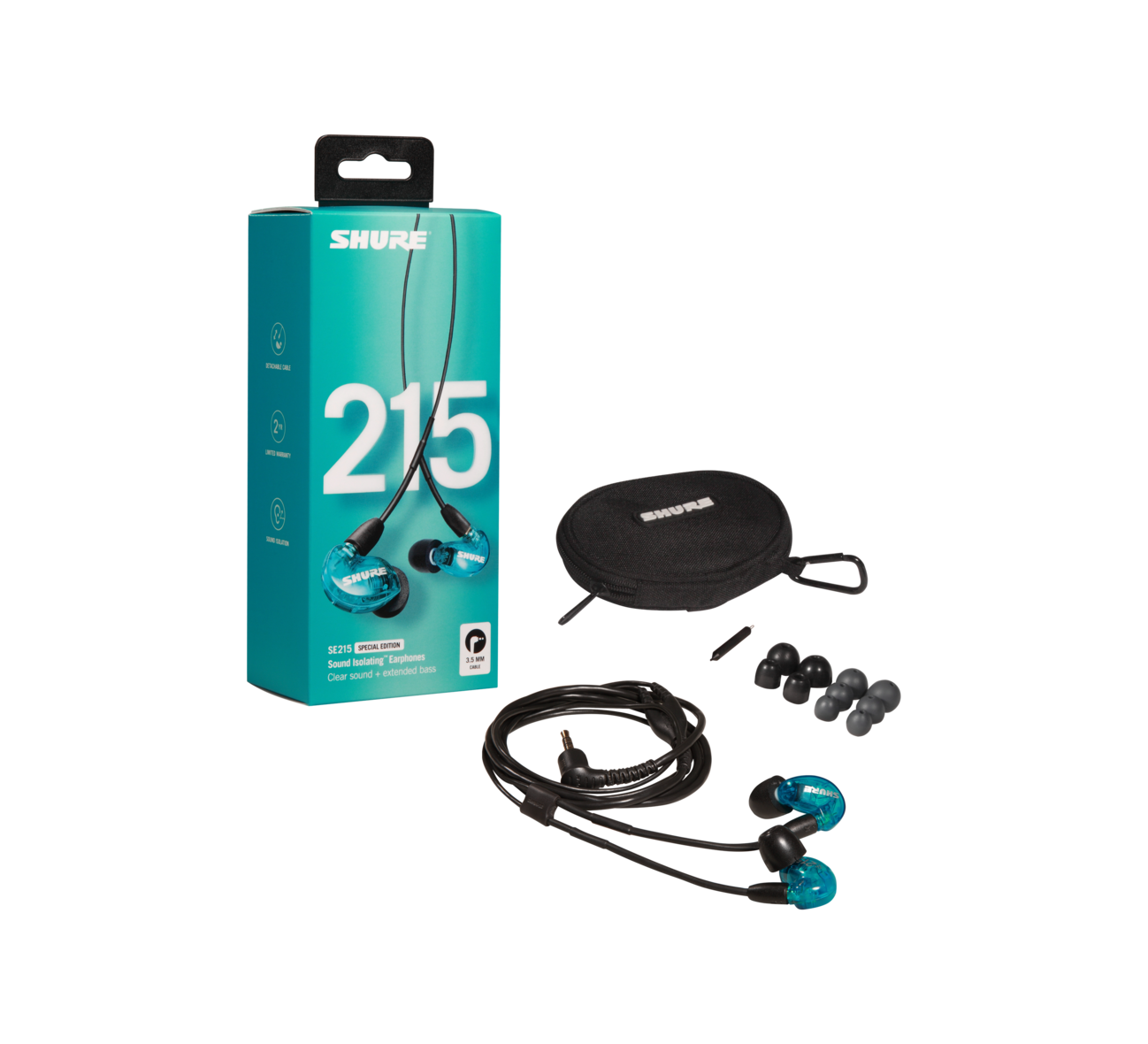 Shure SE215 Sound Isolating™ Earphones New! | eBay