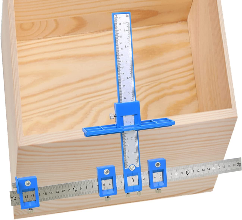 Cabinet Hardware Jig Tool for Handle Knob Pull Installation of Door and Drawer