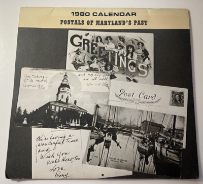 1980 Calendar ~ Postals of Maryland's Past ~ Postcard Pics & Historical  Events | eBay