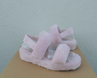 Pink cloud hotsell ugg slippers