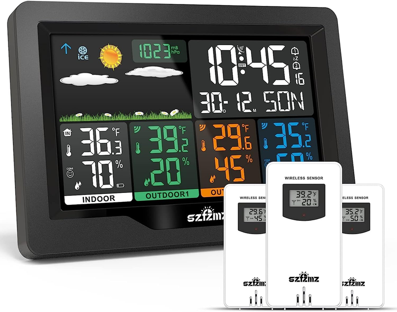 S Wireless Indoor Outdoor With Multiple Sensors,  Color Display W