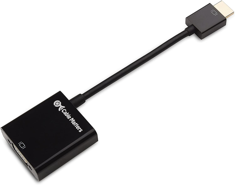 Cable Matters HDMI to VGA Adapter (HDMI to VGA Converter/Vga to HDMI Adapter) in