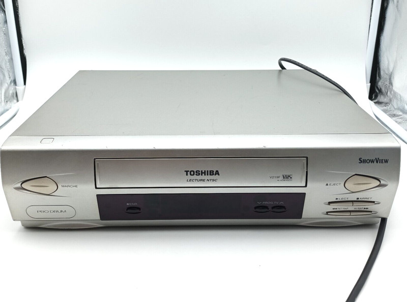 MagnÃ©Toscope Toshiba V219f Lecteur Cassette Vhs K7 Pal Ntsc - Semi Fonctionnel