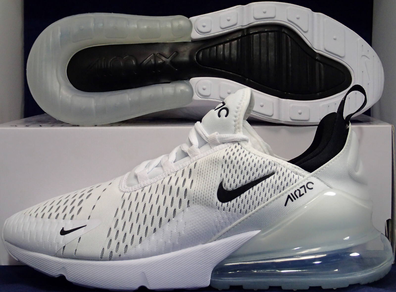 Nike Air Max 270 White Black SZ 11 ( AH8050-100 ) | eBay