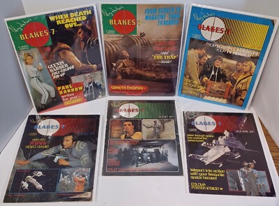 Terry Nation's Blakes 7 - 6xMag# 6 7 9 10 13 19 Marvel Comic Strip 1982+83 PR-GD