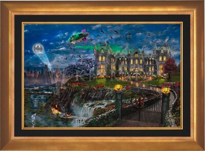 Thomas Kinkade Studios DC Wayne Manor 24 x 36 LE GP Framed