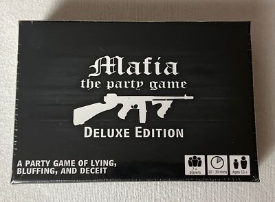 MAFIA: The Party Game, DELUXE EDITION - Bonus Zombie Expansion, NEW in SW
