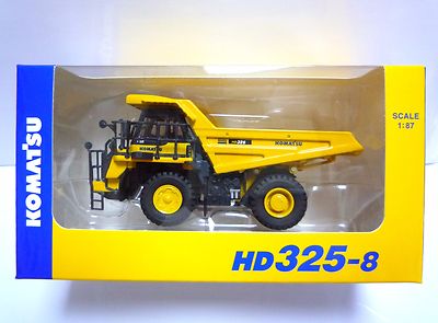 Komatsu HD325-8 ダンプトラック ミニチュア Komatsu Official Diecast Model Dump Truck HD325-8 / 1:87