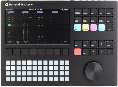 Polyend Tracker+ 16-track Stereo Sampler, Drum Machine, and Synthesizer