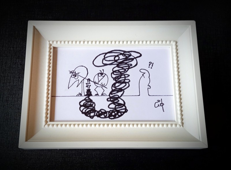 Dessin Encadré : La Linea Feat. Les Shadock