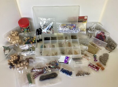 Lot of Hobby Beads, Variety of Colors, Sizes, Style -for Craft & Jewelry Making