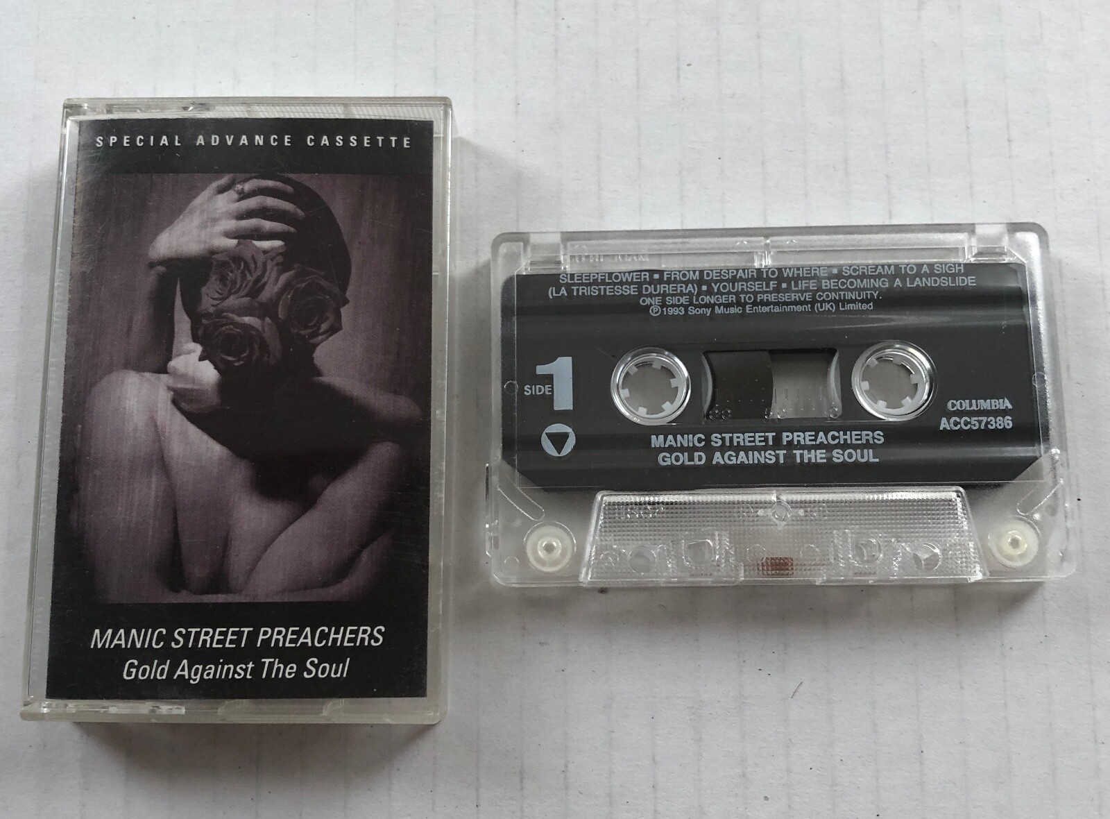 MANIC STREET PREACHERS Gold Against Soul 1993 US Adavnce